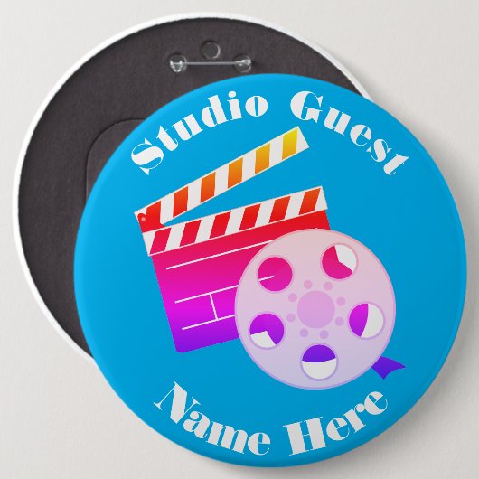 ボタン 缶バッジ (正面&裏面)