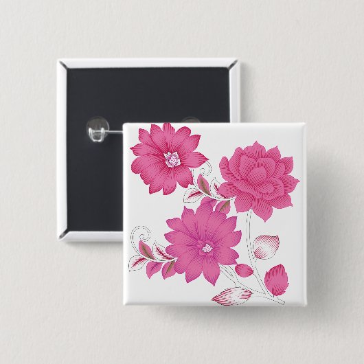 ボタン 缶バッジ (正面&裏面)