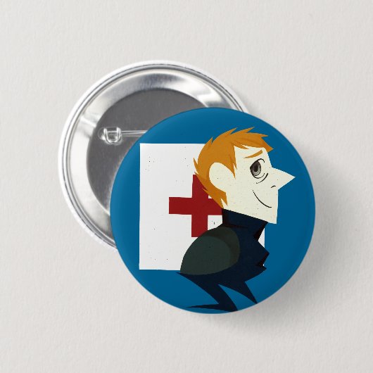 ボタン 缶バッジ (正面&裏面)