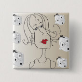 ボタン 缶バッジ (正面)