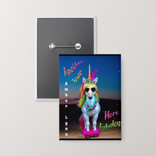 ボタン 缶バッジ (正面/裏面)