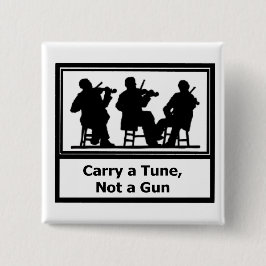 ボタン-調子銃ではなくを運んで下さい 缶バッジ