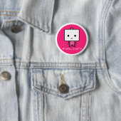 ボタン-豆腐-ピンク 缶バッジ (インサイチュ)