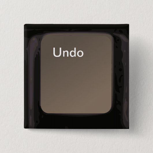 ボタン/鍵を取消して下さい 缶バッジ (正面)