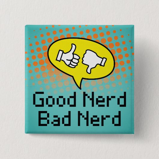 ボタン(2"正方形) 缶バッジ (正面)