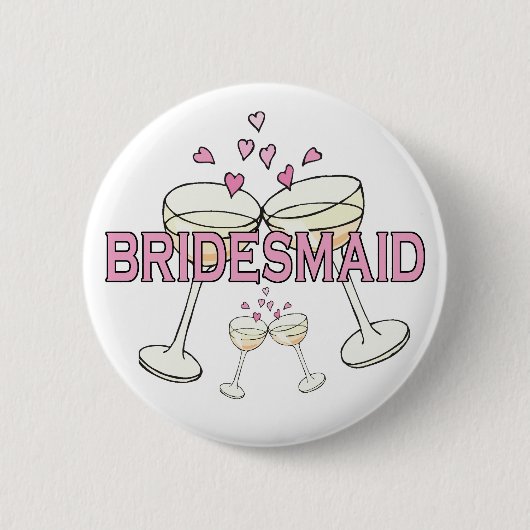 ボタン: Bridesmaid 缶バッジ (正面)