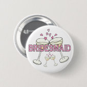 ボタン: Bridesmaid 缶バッジ (正面&裏面)