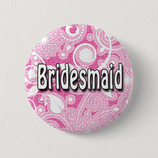 ボタン： Bridesmaid 缶バッジ