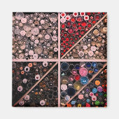 ボタン、Durham市場 マグネット (正面)