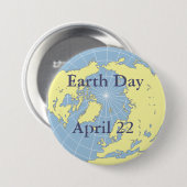 ボタン – Earth Day 缶バッジ (正面&裏面)