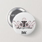 ボタン- Ga Tgirlsのデザイン 缶バッジ (正面&裏面)