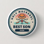 ボタン – Holy Mackerelソンエ最高のベル 缶バッジ (正面)