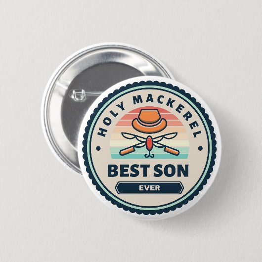 ボタン – Holy Mackerelソンエ最高のベル 缶バッジ (正面&裏面)
