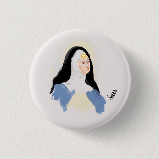 ボタン: Saint Beatrice 缶バッジ (正面)
