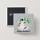 ボタン – Snowglobe 缶バッジ (正面&裏面)