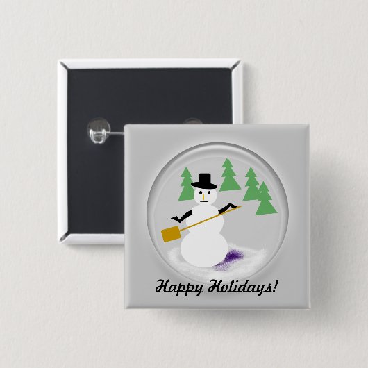 ボタン – Snowglobe 缶バッジ (正面&裏面)