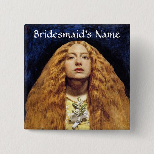 ボタン： The Bridesmaid 缶バッジ (正面)