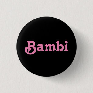 ボタンBambi 缶バッジ