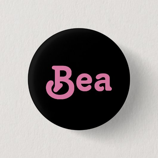 ボタンBea 缶バッジ (正面)