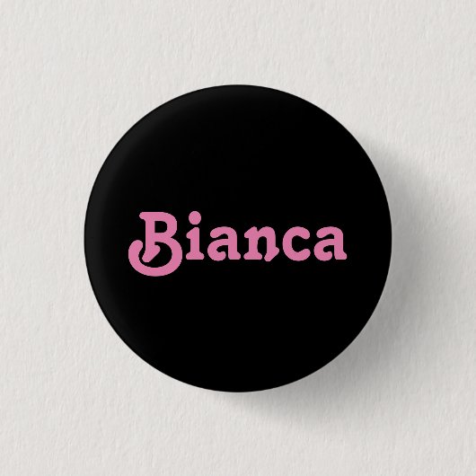 ボタンBianca 缶バッジ (正面)