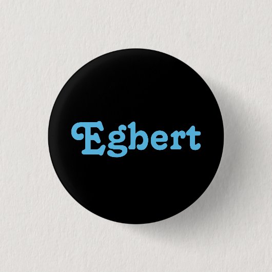 ボタンEgbert 缶バッジ (正面)