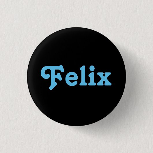 ボタンFelix 缶バッジ (正面)