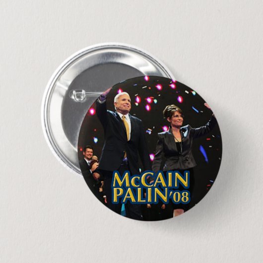 ボタンPalin McCain 缶バッジ (正面&裏面)
