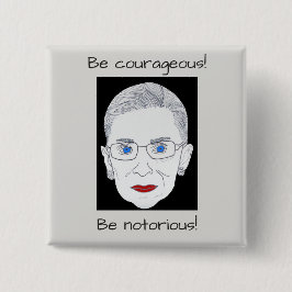 ボタンRBG勇気を持って悪名を言え！ 缶バッジ