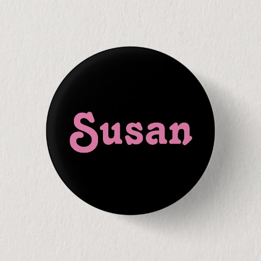 ボタンSusan 缶バッジ (正面)