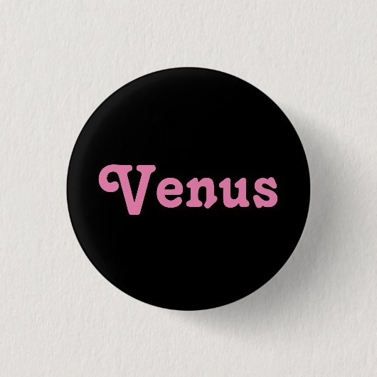 ボタンVenus 缶バッジ (正面)