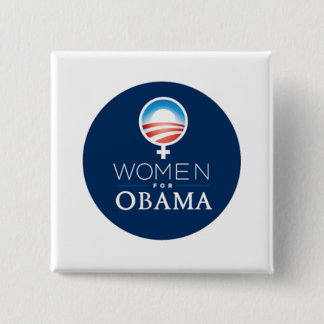 ボタンWomen4Obama 缶バッジ