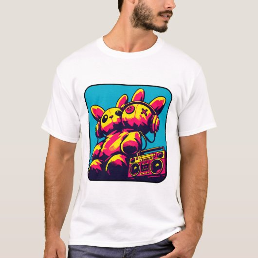 ボタンX Tシャツ (正面)