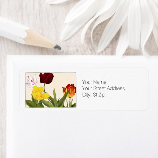 ボタ数々のニカルアート差出人住所 ラベル (インサイチュ)