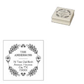 ボタ素朴ニカルウッドアートスタンプ ラバースタンプ (押印)