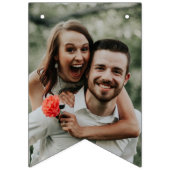 ボタ素朴ニカルオータムカボチャ秋の結婚式 バンティングフラッグ (第1の旗)