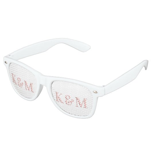 ボタ素朴ニカルオータムカボチャ秋の結婚式 レトロサングラス (アングル)