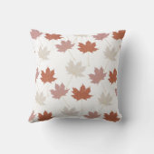 ボタ素朴ニカルテラコッタメープル離れパターン クッション (裏面)