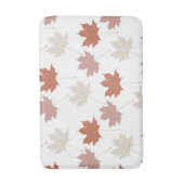 ボタ素朴ニカルテラコッタメープル離れパターン バスマット (正面縦)