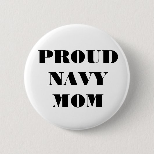 ボタ誇りを持ったン海軍ママ 缶バッジ (正面)
