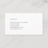 ボタ遊ンのロゴのミニマル 名刺 (裏面)