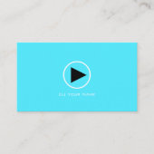 ボタ遊ンのロゴのミニマル 名刺 (正面)