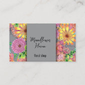 ボタ鮮やかンカラフルティフィスフローラ店 名刺 (正面)