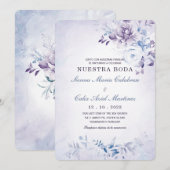 ボダアズールクラロイラバンダ 招待状 (正面/裏面)