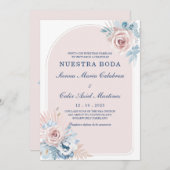 ボダスエンアズールエンポルバドイ・ローザルーバー 招待状 (正面/裏面)