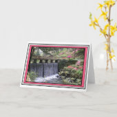 ボダンガーデンズウォーターフォールグリーティングカード カード (黄色い花)