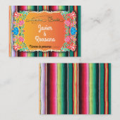 ボダ披露宴へ 名刺 (正面/裏面)