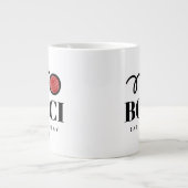 ボッおもしろいチ選手のための大きなbocciボールコーヒーマグ ジャンボコーヒーマグカップ (正面)