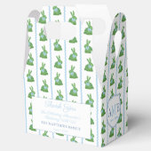 ボックウッド名門私立校風のバニーRicRac少年《キリスト教》洗礼式や命名式パーティー フェイバーボックス (オープン)