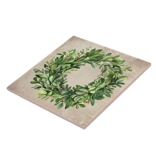 ボックウッド素朴リースベリー水の色ファームハウス タイル (側面)