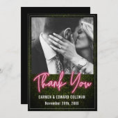 ボックウッド結婚の写真 サンキューカード (正面/裏面)